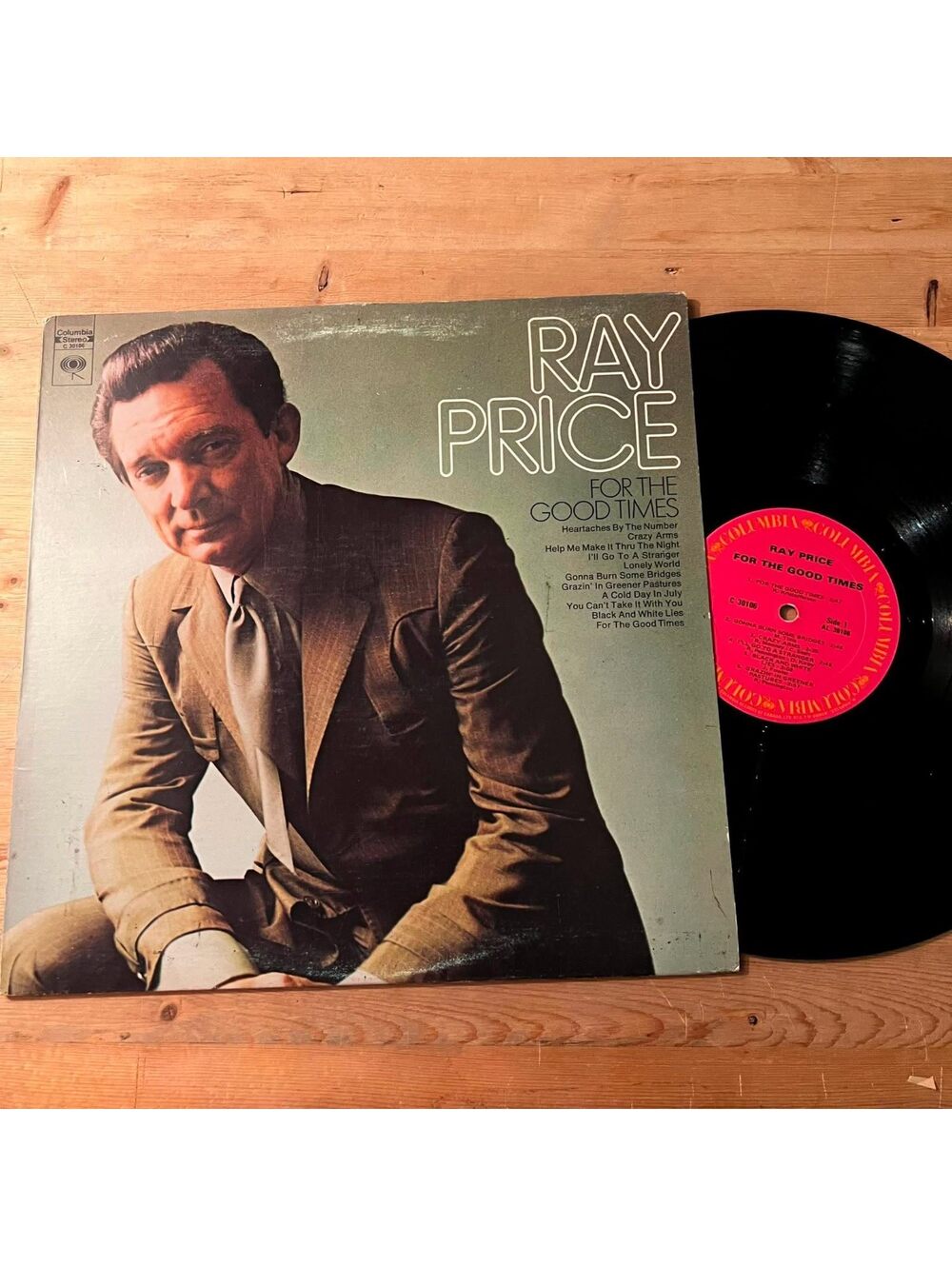 Ray Price - For the Good Times 33rpm VG+ VR21